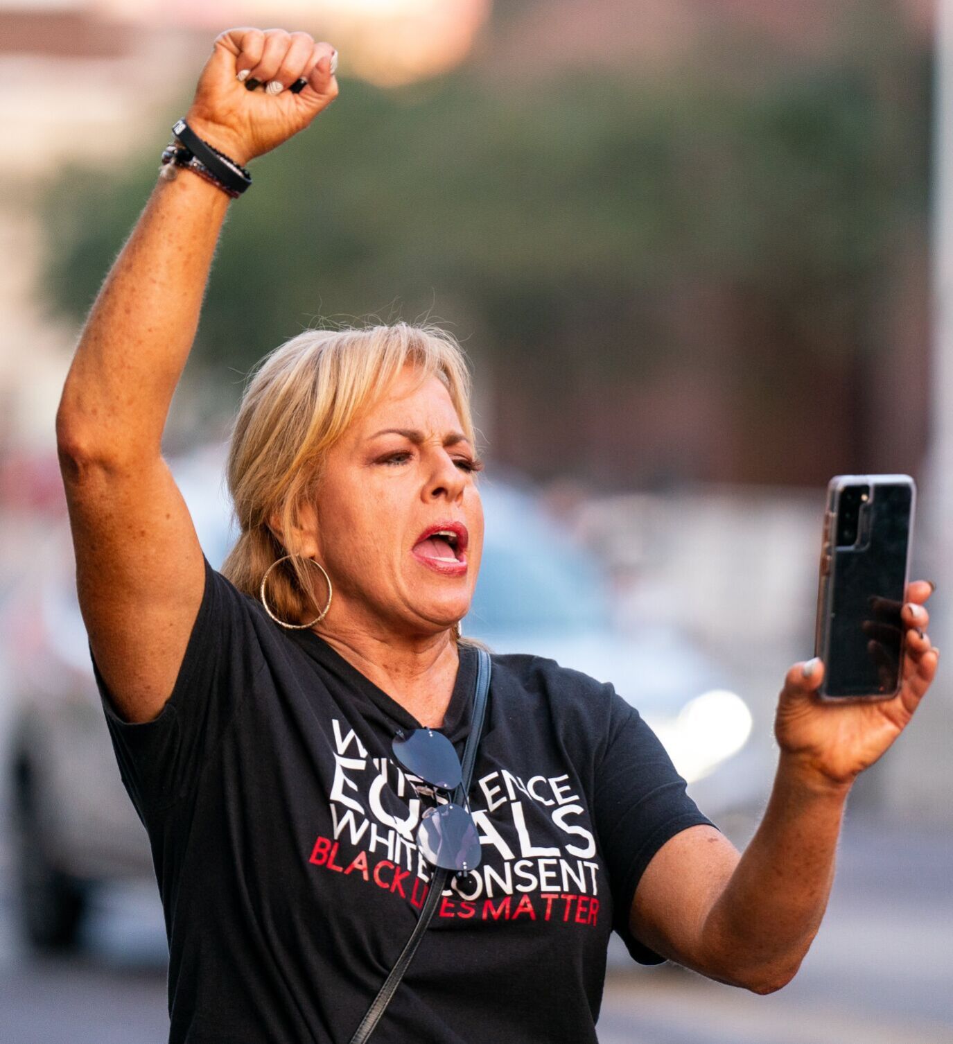 Darryl Ross protest at St. Louis police headquarters